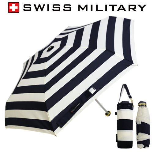 스위스밀리터리 5단수동 네이비스트라이프 우산