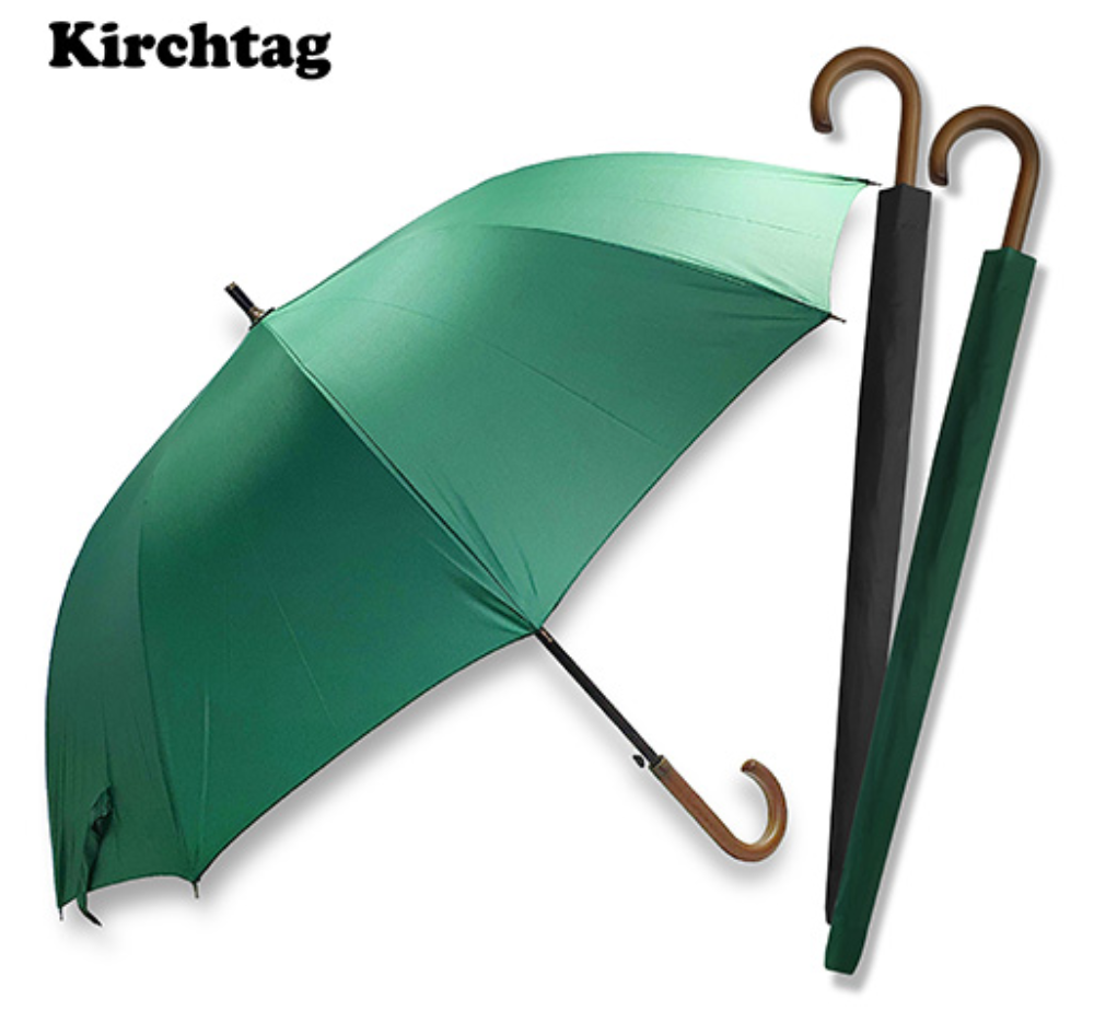 키르히탁 65 자동 폰지 10k 곡자 손잡이 우산 (초록)