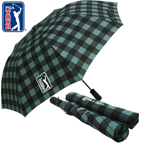 PGA 2단 자동 체스(블루)우산